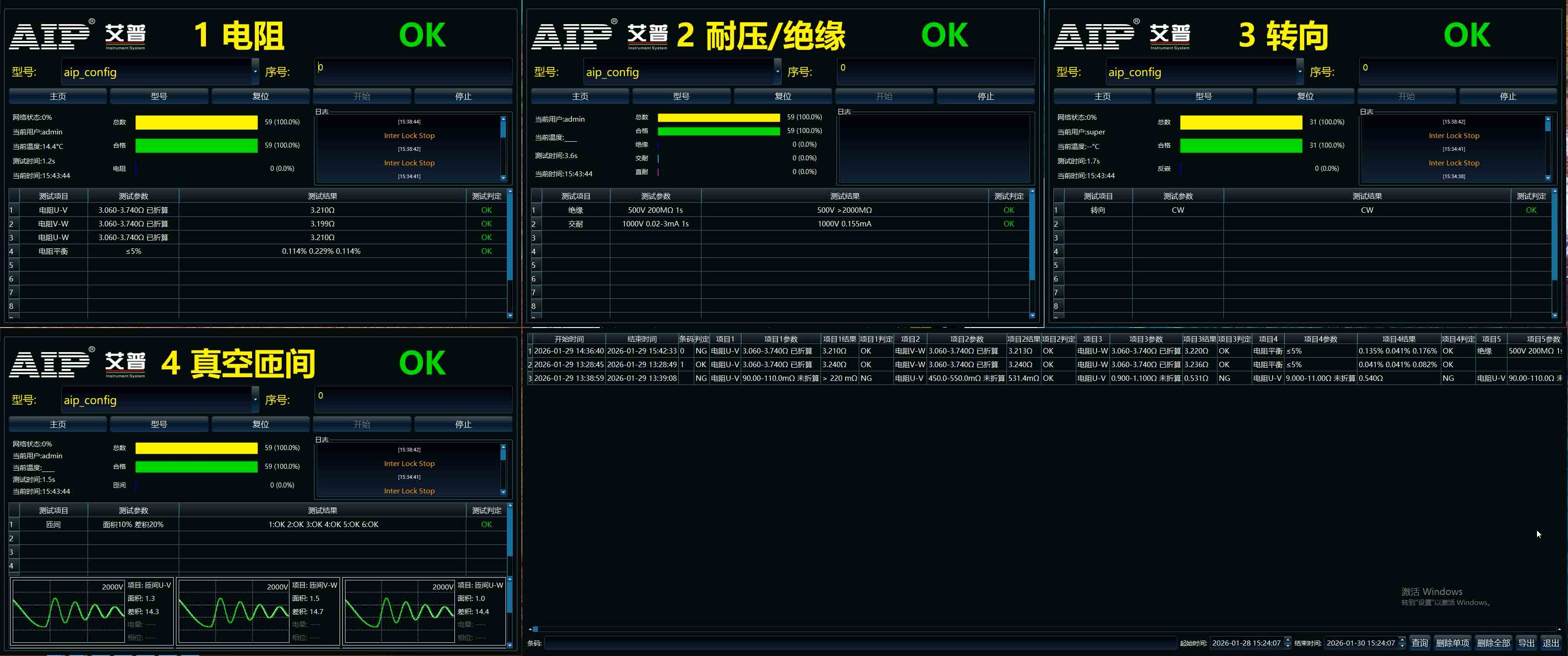 電機自動化測試站—AIP艾普 電機自動化測試站—AIP艾普